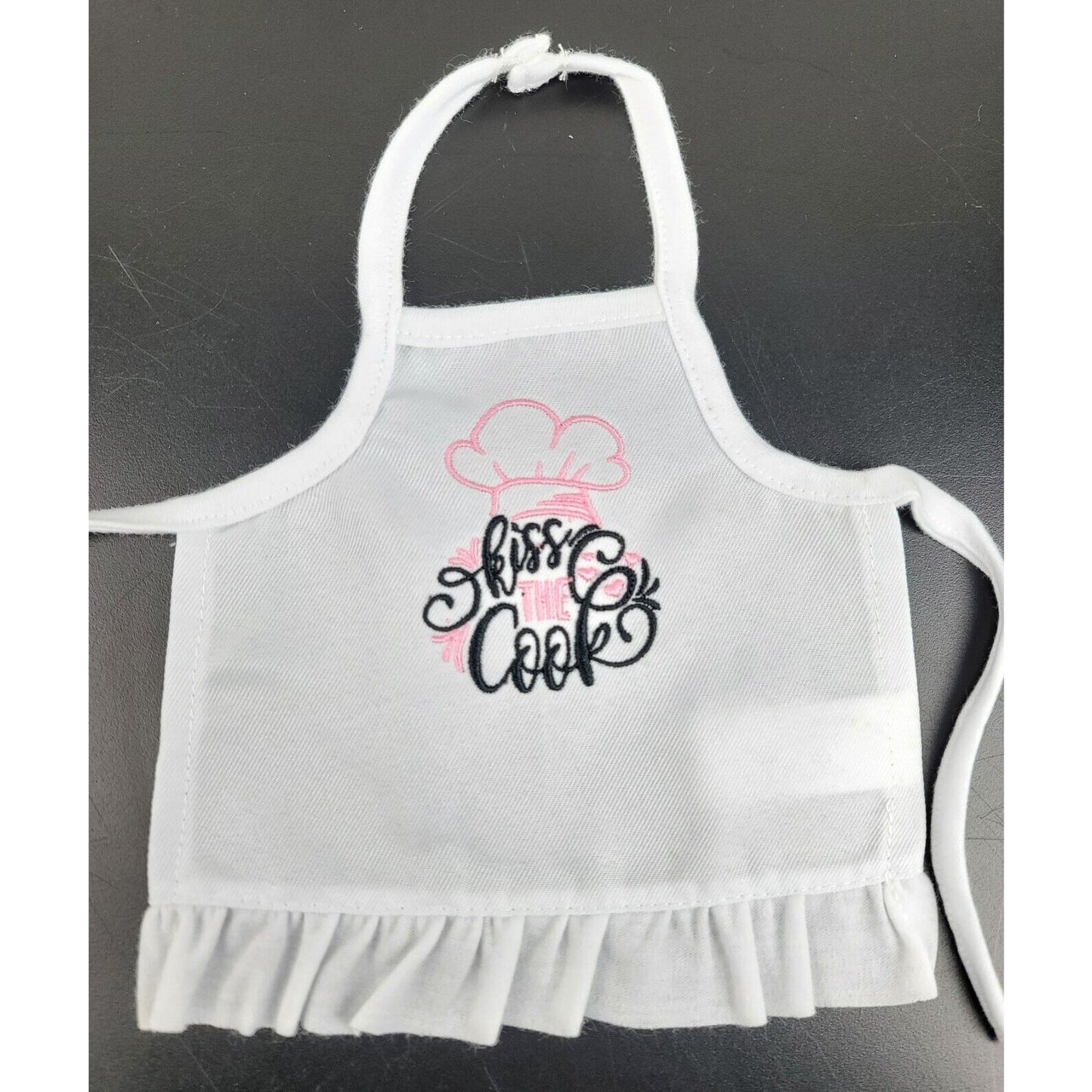 Doll Apron Outfit Clothes Kitchen Chef Kiss the Cook Gift fits 18" American Girl