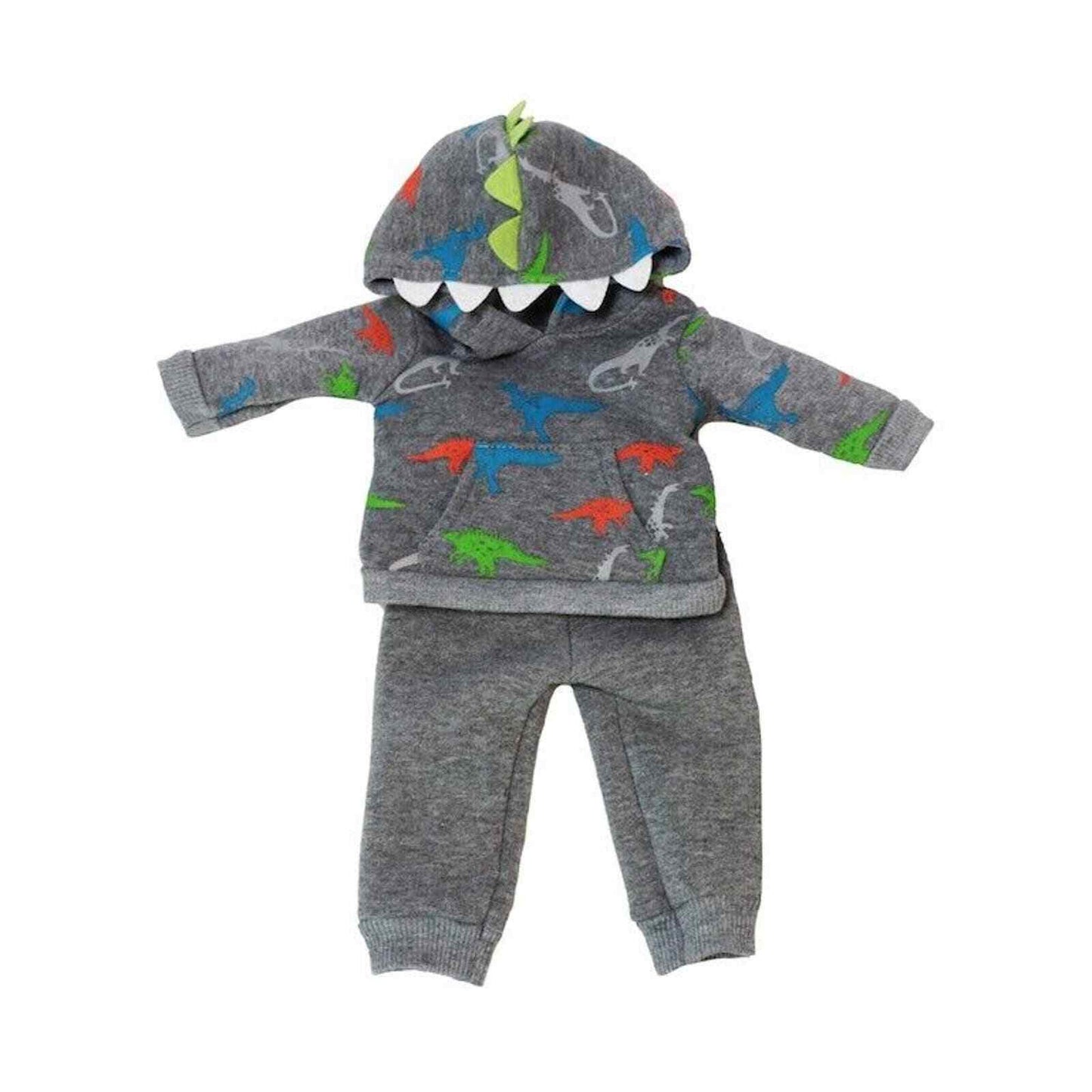 Doll Outfit Sweatpants Dinosaur Hoodie Sweatshirt fits American Girl 18in Dolls